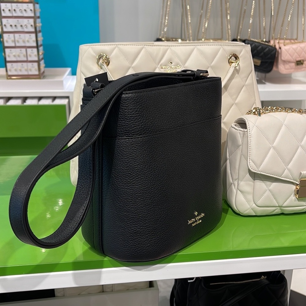 Kate Spade Leila small bucket bag color: Black 

NWT - Picture 14 of 16